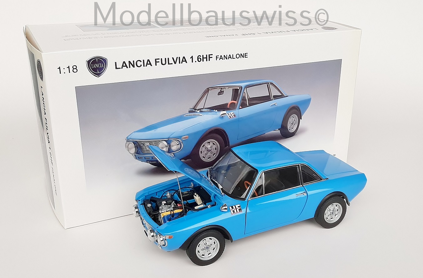Lancia Fulivia 1.6HF Fanalone Azzurro Blue - Modellbauswiss.ch